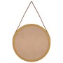 Espejo de pared con correa dorado Ø45 cm de , Espejos - Ref: Foro24-351537, Precio: 31,85 €, Descuento: %