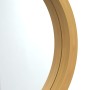 Espejo de pared con correa dorado Ø45 cm de , Espejos - Ref: Foro24-351537, Precio: 31,85 €, Descuento: %