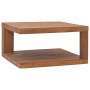 Mesa de centro madera maciza de teca 65x65x33 cm de , Mesas de centro - Ref: Foro24-326127, Precio: 123,14 €, Descuento: %