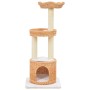 Rascador para gatos con poste de sisal madera natural de sauce de , Mobiliario para gatos - Ref: Foro24-170728, Precio: 110,3...