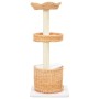 Rascador para gatos con poste de sisal madera natural de sauce de , Mobiliario para gatos - Ref: Foro24-170728, Precio: 110,3...