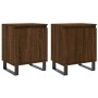 Mesita de noche 2 uds madera ingeniería roble marrón 40x30x50cm de , Mesitas de noche - Ref: Foro24-826859, Precio: 53,01 €, ...