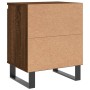 Mesita de noche 2 uds madera ingeniería roble marrón 40x30x50cm de , Mesitas de noche - Ref: Foro24-826859, Precio: 53,01 €, ...