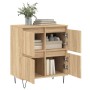 Aparador de madera contrachapada roble Sonoma 60x35x70 cm de , Aparadores - Ref: Foro24-831215, Precio: 75,65 €, Descuento: %