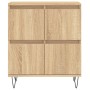 Aparador de madera contrachapada roble Sonoma 60x35x70 cm de , Aparadores - Ref: Foro24-831215, Precio: 75,65 €, Descuento: %