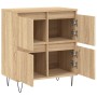 Aparador de madera contrachapada roble Sonoma 60x35x70 cm de , Aparadores - Ref: Foro24-831215, Precio: 75,65 €, Descuento: %