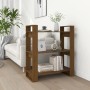 Estantería/divisor de espacios pino marrón miel 80x35x91 cm de , Librerías y estanterías - Ref: Foro24-813902, Precio: 47,23 ...