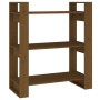Estantería/divisor de espacios pino marrón miel 80x35x91 cm de , Librerías y estanterías - Ref: Foro24-813902, Precio: 47,23 ...