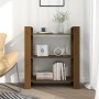 Estantería/divisor de espacios pino marrón miel 80x35x91 cm de , Librerías y estanterías - Ref: Foro24-813902, Precio: 47,23 ...