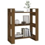 Estantería/divisor de espacios pino marrón miel 80x35x91 cm de , Librerías y estanterías - Ref: Foro24-813902, Precio: 47,23 ...