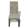 Sillas de comedor 2 unidades de tela beige de , Sillas de comedor - Ref: Foro24-240556, Precio: 187,80 €, Descuento: %