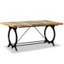 Mesa de comedor de madera maciza reciclada 180 cm de , Mesas de cocina y de comedor - Ref: Foro24-244800, Precio: 434,14 €, D...