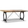 Mesa de comedor de madera maciza reciclada 180 cm de , Mesas de cocina y de comedor - Ref: Foro24-244800, Precio: 434,14 €, D...
