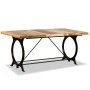 Mesa de comedor de madera maciza reciclada 180 cm de , Mesas de cocina y de comedor - Ref: Foro24-244800, Precio: 434,14 €, D...