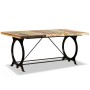 Mesa de comedor de madera maciza reciclada 180 cm de , Mesas de cocina y de comedor - Ref: Foro24-244800, Precio: 434,14 €, D...