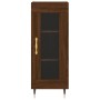 Aparador madera de ingeniería marrón roble 34,5x34x90 cm de , Aparadores - Ref: Foro24-828779, Precio: 60,42 €, Descuento: %