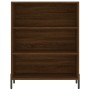 Estantería madera de ingeniería roble marrón 69,5x32,5x90 cm de , Aparadores - Ref: Foro24-828379, Precio: 61,87 €, Descuento: %