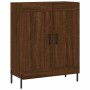 Aparador de madera de ingeniería marrón roble 69,5x34x90 cm de , Aparadores - Ref: Foro24-830211, Precio: 90,28 €, Descuento: %