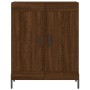 Aparador de madera de ingeniería marrón roble 69,5x34x90 cm de , Aparadores - Ref: Foro24-830211, Precio: 90,28 €, Descuento: %