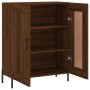 Aparador de madera de ingeniería marrón roble 69,5x34x90 cm de , Aparadores - Ref: Foro24-830211, Precio: 90,28 €, Descuento: %