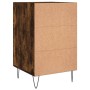 Mesita de noche madera de ingeniería roble ahumado 40x40x66 cm de , Mesitas de noche - Ref: Foro24-827657, Precio: 59,14 €, D...