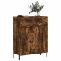 Aparador de madera de ingeniería roble ahumado 69,5x34x90 cm de , Aparadores - Ref: Foro24-827993, Precio: 94,33 €, Descuento: %