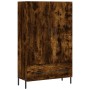 Aparador alto madera de ingeniería roble ahumado 69,5x31x115 cm de , Aparadores - Ref: Foro24-828249, Precio: 79,34 €, Descue...