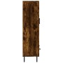 Aparador alto madera de ingeniería roble ahumado 69,5x31x115 cm de , Aparadores - Ref: Foro24-828249, Precio: 79,34 €, Descue...