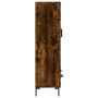 Aparador alto madera de ingeniería roble ahumado 69,5x31x115 cm de , Aparadores - Ref: Foro24-828305, Precio: 90,99 €, Descue...