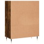 Estantería madera de ingeniería roble ahumado 69,5x32,5x90 cm de , Librerías y estanterías - Ref: Foro24-828345, Precio: 55,4...