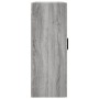 Armario de pared gris Sonoma 69,5x34x90 cm de , Aparadores - Ref: Foro24-828434, Precio: 73,54 €, Descuento: %