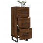 Aparador madera de ingeniería marrón roble 34,5x34x90 cm de , Aparadores - Ref: Foro24-828635, Precio: 78,57 €, Descuento: %