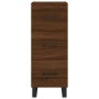 Aparador madera de ingeniería marrón roble 34,5x34x90 cm de , Aparadores - Ref: Foro24-828635, Precio: 78,57 €, Descuento: %