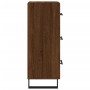 Aparador madera de ingeniería marrón roble 34,5x34x90 cm de , Aparadores - Ref: Foro24-828635, Precio: 78,57 €, Descuento: %