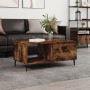 Mesa de centro madera contrachapada roble ahumado 90x50x40 cm de , Mesas de centro - Ref: Foro24-829233, Precio: 46,92 €, Des...
