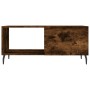 Mesa de centro madera contrachapada roble ahumado 90x50x40 cm de , Mesas de centro - Ref: Foro24-829233, Precio: 46,92 €, Des...