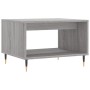 Mesa de centro madera de ingeniería gris Sonoma 60x50x40 cm de , Mesas de centro - Ref: Foro24-829250, Precio: 44,52 €, Descu...
