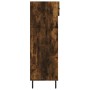 Zapatero madera de ingeniería roble ahumado 60x35x105 cm de , Armarios y almacenamiento - Ref: Foro24-829633, Precio: 56,79 €...