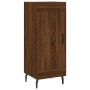 Aparador madera de ingeniería marrón roble 34,5x34x90 cm de , Aparadores - Ref: Foro24-830467, Precio: 70,56 €, Descuento: %