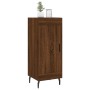 Aparador madera de ingeniería marrón roble 34,5x34x90 cm de , Aparadores - Ref: Foro24-830467, Precio: 70,56 €, Descuento: %