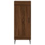 Aparador madera de ingeniería marrón roble 34,5x34x90 cm de , Aparadores - Ref: Foro24-830467, Precio: 70,56 €, Descuento: %