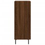 Aparador madera de ingeniería marrón roble 34,5x34x90 cm de , Aparadores - Ref: Foro24-830467, Precio: 70,56 €, Descuento: %