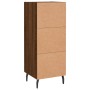Aparador madera de ingeniería marrón roble 34,5x34x90 cm de , Aparadores - Ref: Foro24-830467, Precio: 70,56 €, Descuento: %