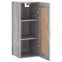 Armario de pared madera de ingeniería gris Sonoma 34,5x34x90 cm de , Aparadores - Ref: Foro24-830490, Precio: 50,06 €, Descue...