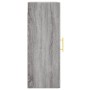 Armario de pared madera de ingeniería gris Sonoma 34,5x34x90 cm de , Aparadores - Ref: Foro24-830490, Precio: 50,06 €, Descue...