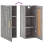 Armario de pared madera de ingeniería gris Sonoma 34,5x34x90 cm de , Aparadores - Ref: Foro24-830490, Precio: 50,06 €, Descue...