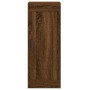 Armario de pared madera ingeniería marrón roble 34,5x34x90 cm de , Aparadores - Ref: Foro24-830515, Precio: 55,28 €, Descuent...