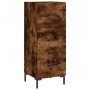 Aparador madera de ingeniería roble ahumado 34,5x34x90 cm de , Aparadores - Ref: Foro24-828609, Precio: 75,82 €, Descuento: %