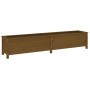 Arriate elevado de jardín madera pino marrón miel 199,5x40x39cm de , Maceteros y jardineras - Ref: Foro24-825271, Precio: 149...