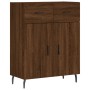 Aparador de madera de ingeniería marrón roble 69,5x34x90 cm de , Aparadores - Ref: Foro24-828003, Precio: 116,95 €, Descuento: %